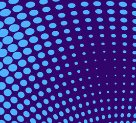 Abstract blue dotted party background