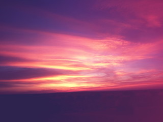 Fototapeta premium sunset in the sky