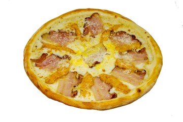 pizza isolated on white background