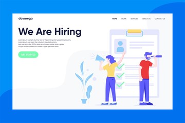 Landing Page We Are Hiring