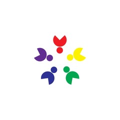 community logo template vector icon design