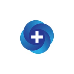 Obraz premium Healt logo template icon design