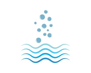 water bubble icon vector illustration