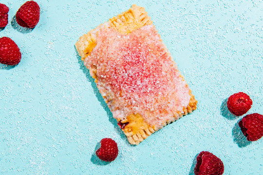 Homemade Berry Pop Tart with Sprinkles