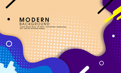 flowing liquid illustration for website template
