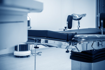 Interior of operating room in modern clinic
