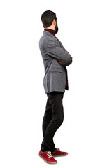 Naklejka premium Handsome man with beard