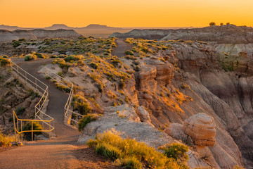 Blue Mesa Trailhead at Petrified Forest National Park