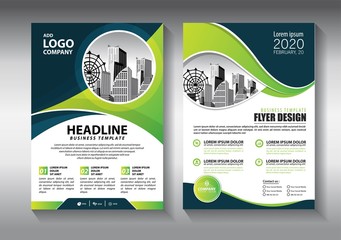 Brochure design, cover modern layout, annual report, poster, flyer in A4 with colorful triangles, geometric shapes for tech, science, market with light background