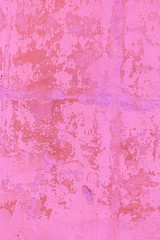 old pink painted wall