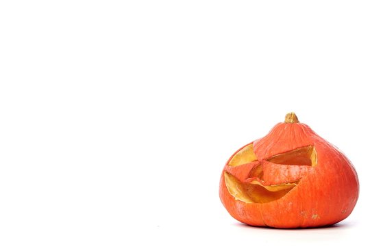Halloween Pumpkin on white background