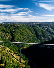 Fototapeta na wymiar Bridge over Valley