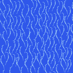 Abstract  seamless pattern, branch-like silhouette. Endless texture for design projects.