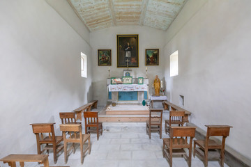The simple Chapel of La Chapelle