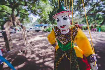 Myanmar traditional toy in Bagan, Myanmar