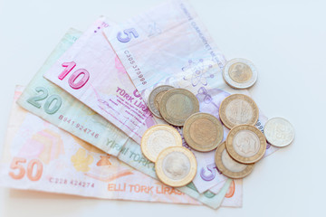 Turkish Lira - banknotes and coins