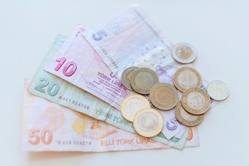 Turkish Lira - banknotes and coins