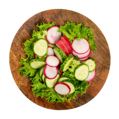 Spring Radish Salad with Cucumber or Simple Rustic Salat