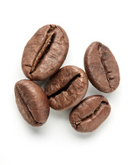 Roasted coffee beans