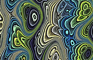 Fototapeta na wymiar decorative colored abstract waves 