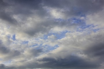 blue sky with white clouds