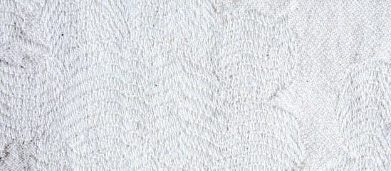Light texture of natural eco fabric close up, trend background, waste recycling