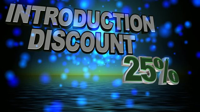 129 Introduction discount animated template for selling business