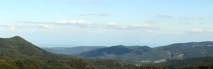 Panorama dans les Vosges