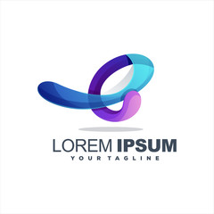 awesome letter e logo design