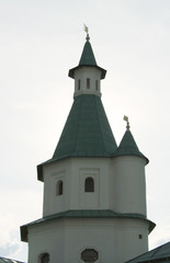 Fototapeta na wymiar In the New Jerusalem Monastery, Moscow Region