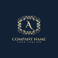 style logo icon monogram. Letter A logo. Royal hotel, Premium boutique, Fashion logo, Super logo, VIP logo