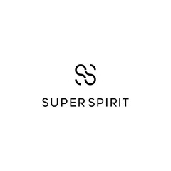 Abstract line for initial ss logo design concept