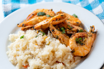 Garlic shrimp also called 