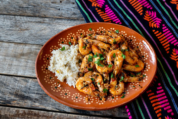 Garlic shrimp also called 