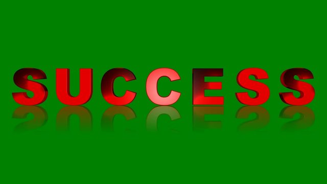 146 SUCCESS animated template for business on green sceen.