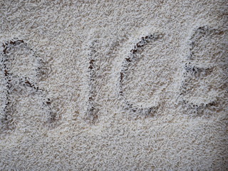 organic grain rice background