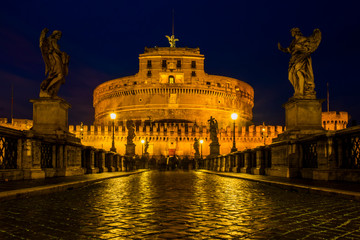 Naklejka na ściany i meble Castel sant'Angelo. Rome
