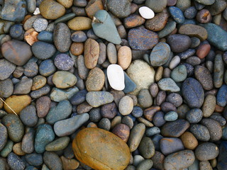 grit stone background, nature pebble beach background