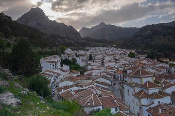 Andalusian village in mountains 