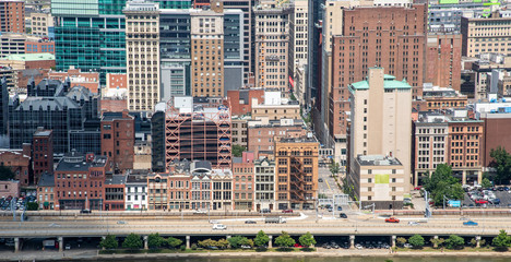cityscape in Pittsburgh - obrazy, fototapety, plakaty