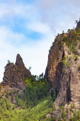 Cumbrecita Rock Needle in La Palma, Spain