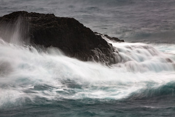 La Palma Coast Wave Long Exposure, Spain