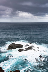 La Palma Nogales Reefs During Storm, Spain