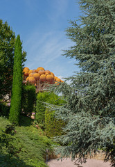 Castelnuovo del Garda, Italy - August 13 2019: Gardaland Theme Park in Castelnuovo Del Garda, Verona, Italy