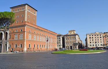 Obraz premium Plaza Venecia en Roma Italia,