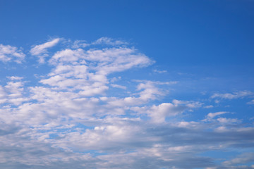 white cloud on blue sky weather background