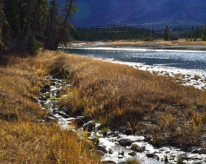 river in autumn