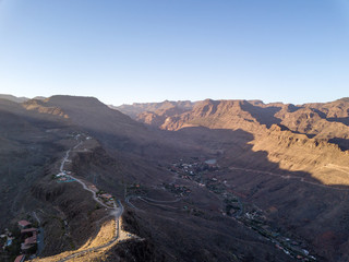 aerial view of mountains