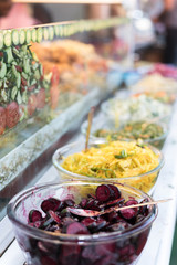 Salad made from a variety of vegetables