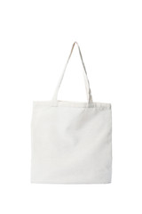 Tote cotton bag isolated on white background